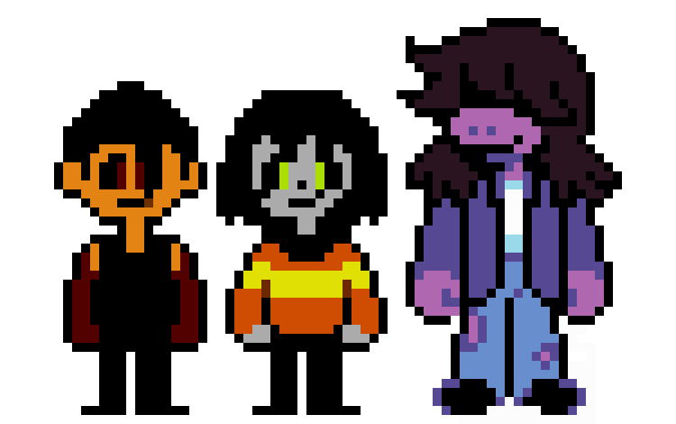 [6c26bc] Blood in Deltarune AU Characters (Homeworld)