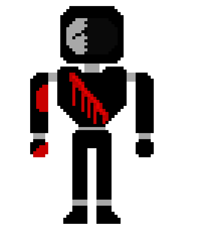 [2fcb16] *He doesnt seem to be hurt by the knife,He then Kicks Blue Down*