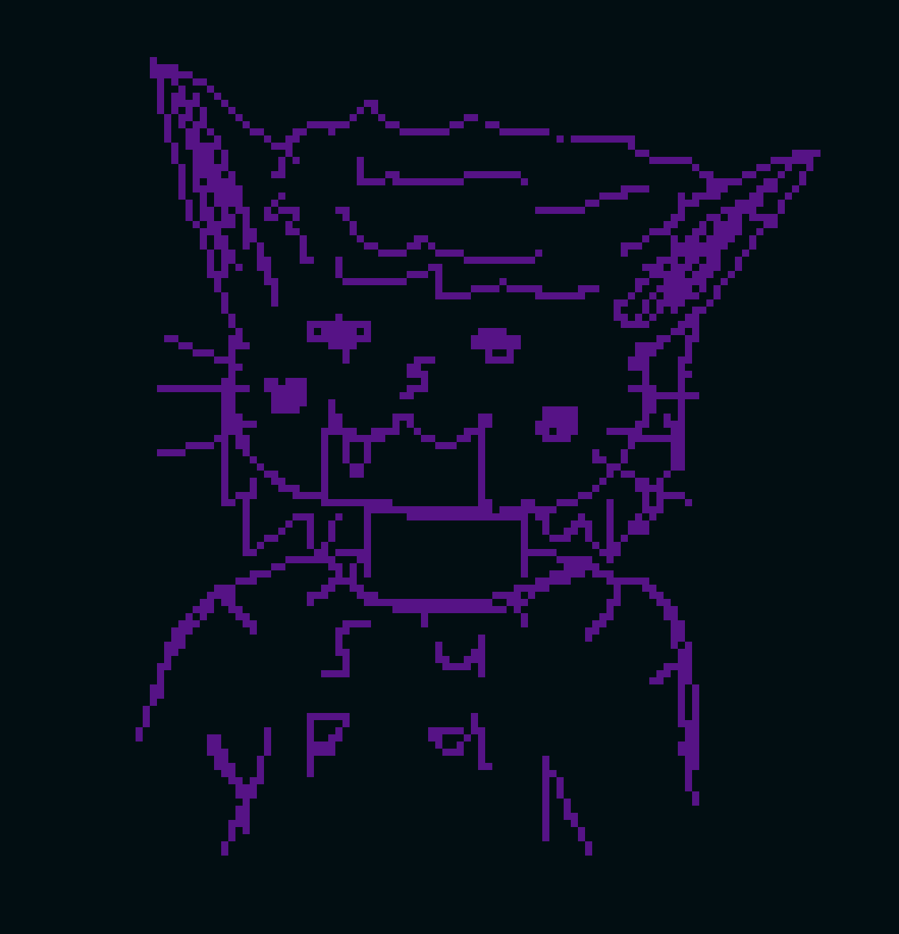 [8defd6] ok well initally it was gonna be the classic "noone will ever believe you" but I thought that was boring so I brought in a moral element with the cat being a nazi set on a mass genocide via eugenics. Like would you kill baby hitler kind of thing