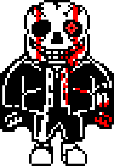 [f0f15f] Insanity Dust Sans full sprite 1