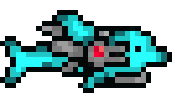 Space Dolphin machine Gun
