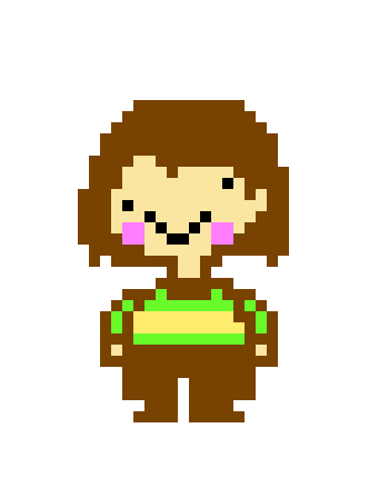 [53a360] walks to sans * me is cringe chara,