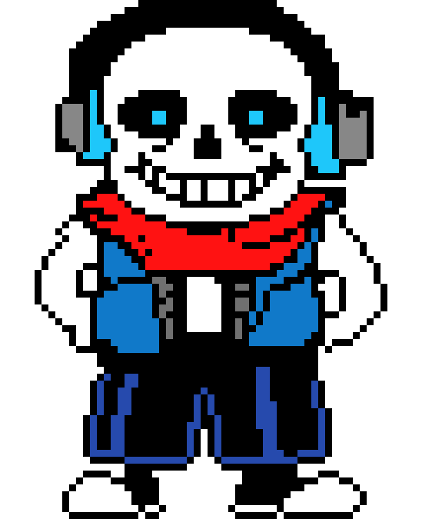 [9664c4] Me as Sans  2.0 sprite