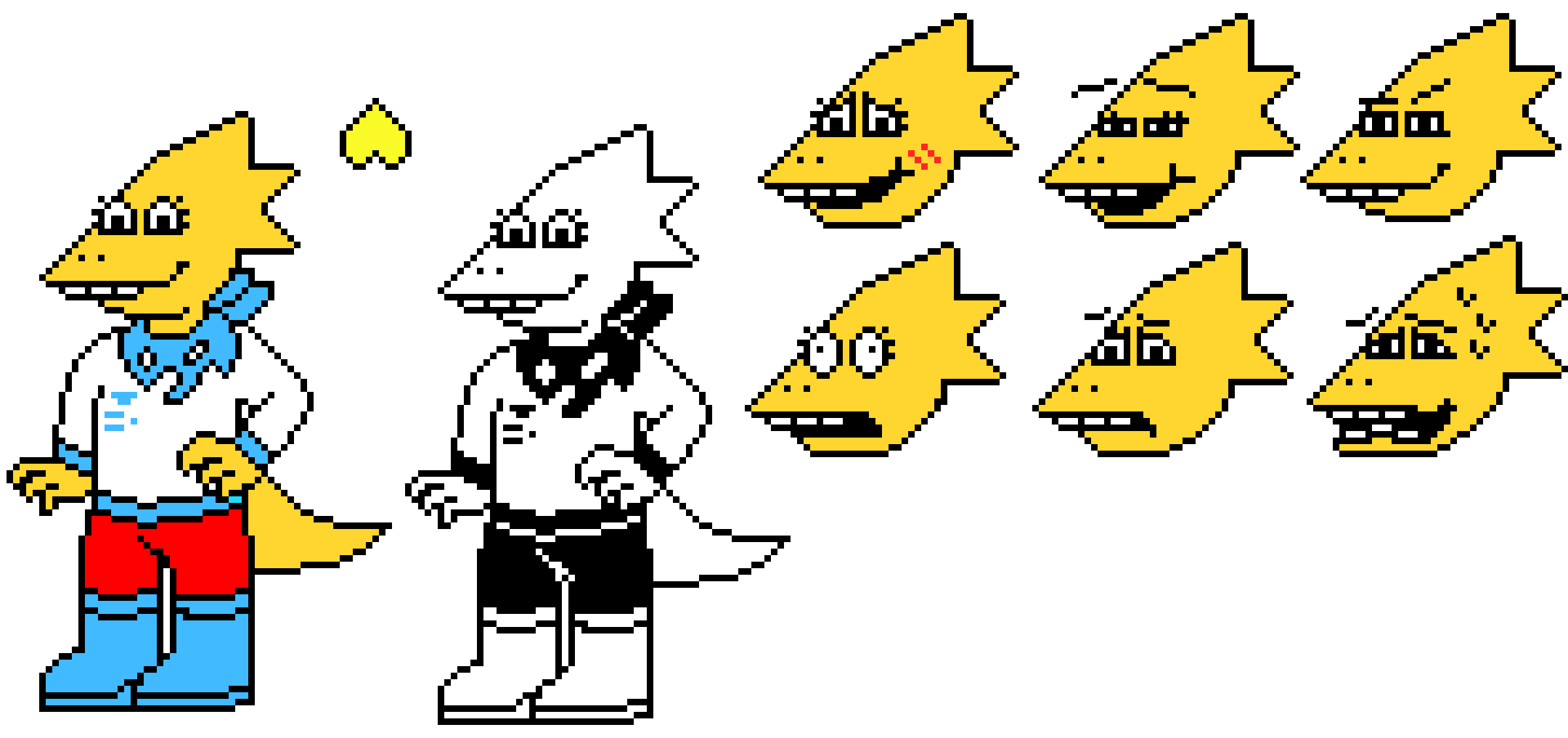 [9664c4] Underswap Shuffled story (Shuffle 1) Alphys 