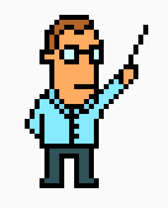 [9664c4] profesor pixel art