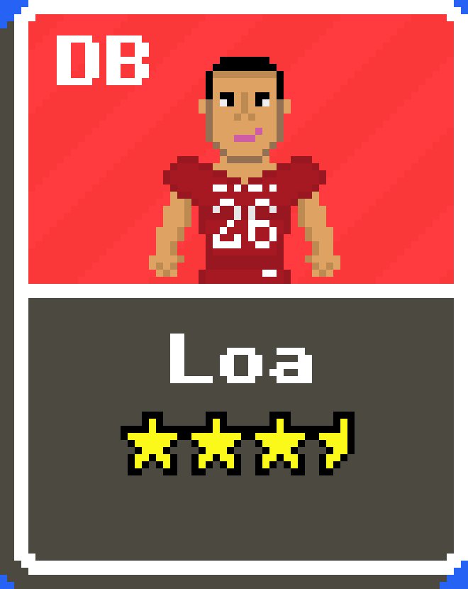 [5e30ef] Tonga Loa Cardinals Card