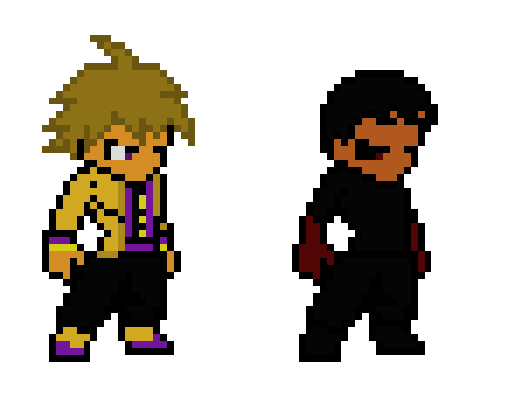 [494b86] Blood Wolfclaw and Goruden Yori-Takai - Danganronpa OC's
