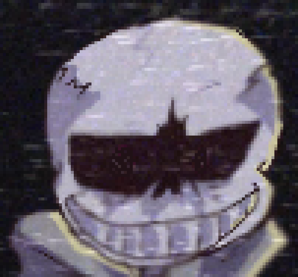 [e27272] *Sans stands in a staticky screen*-Fell