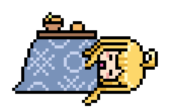 Kotatsu Wife Pixel Art