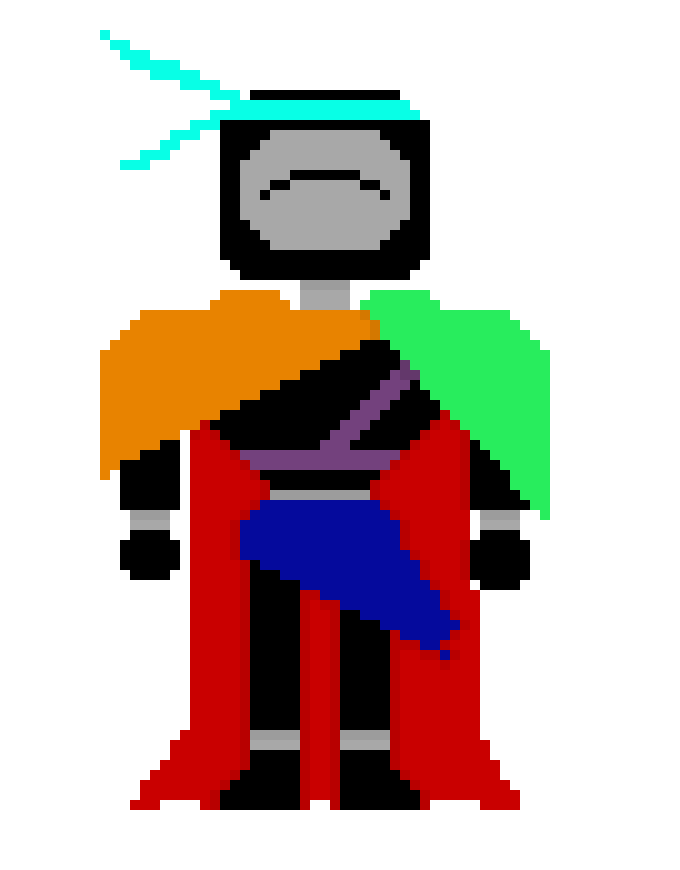 [2fcb16] Yeah Yeah........*He Tapped something on his wrist and a blinding flash Happend* .....