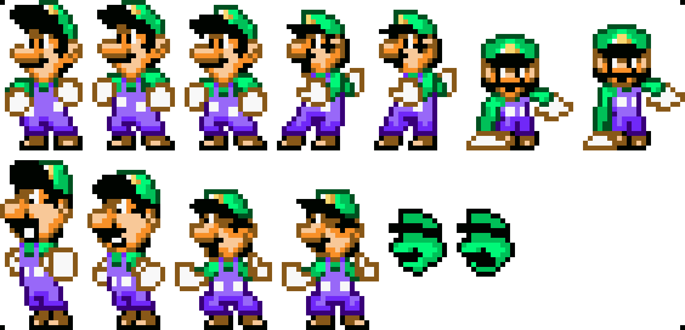 [430dee] Ignited Hatred Luigi FNF Spritesheet