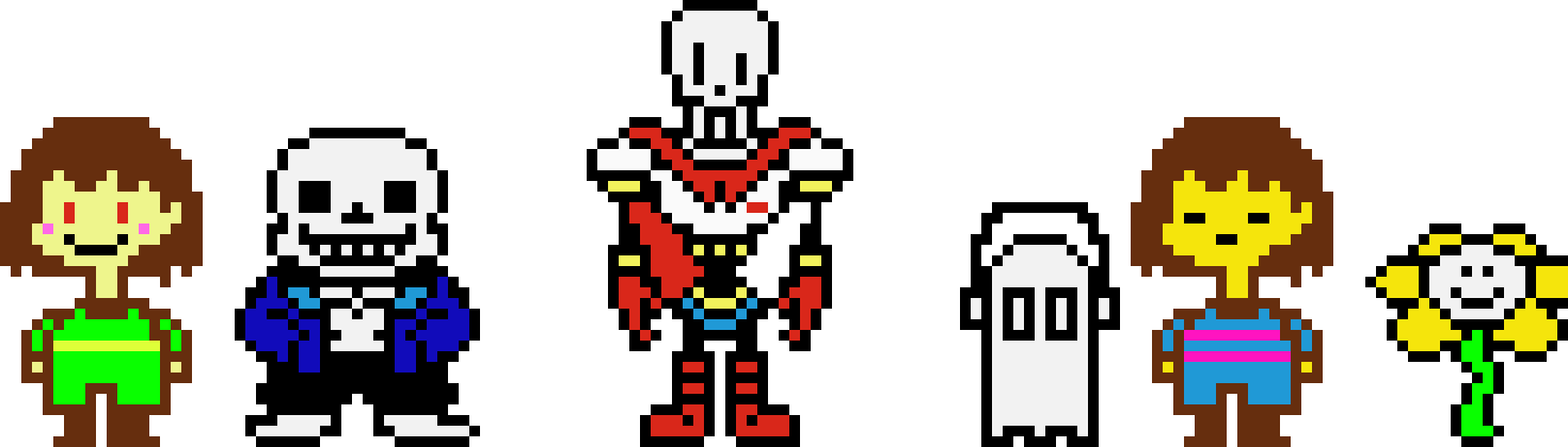 [9664c4] Undertale(couldnt fit all)