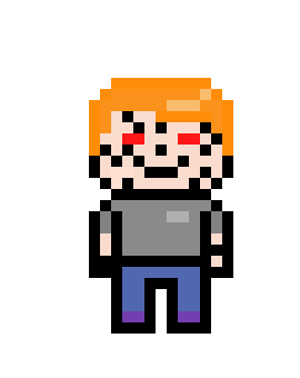 [ca69c8] danganronpa pixel sprite of Jason Loorhees (Unmasked And Posesed With Murder)