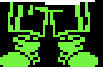 [aa1448] green sans- legs