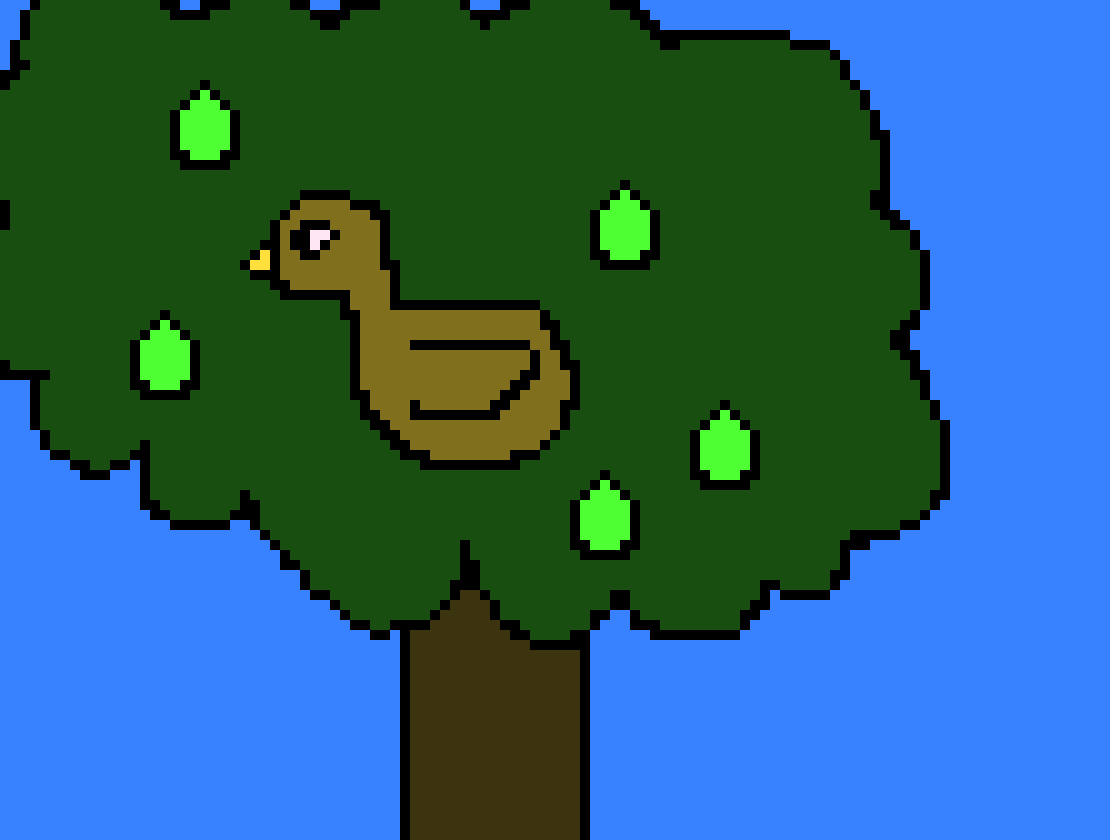A partridge in a pear tree