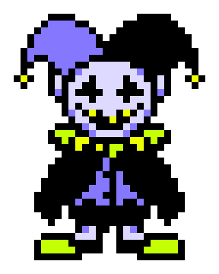 Jevil overworld sprite (V.3) - K.Vargas