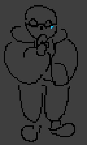 [4e3c76] bmo drawing on his phone and posting on pam while pissing no hands