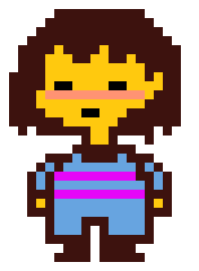 [bcb7cc] TA Undertale Frisk Blush 2