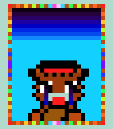 [9664c4] Pastel Picture Frame: Freddy Fazbear (FNAF)