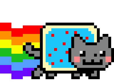 [d46952]  Nyan blue cat