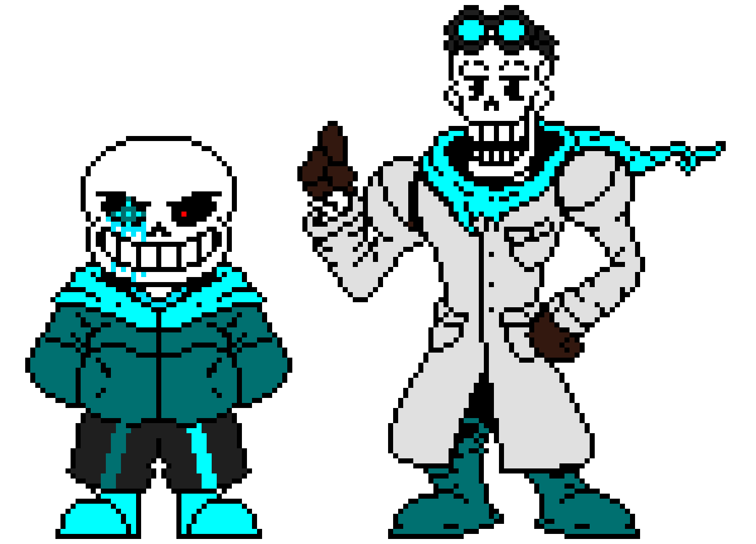 [9664c4] Tech and science AdventureTale (MyAU) doubble battle sprite