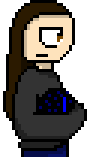 [d3c520] It was either a blue stickfigure, a black stickfigure with many legs, very shitty drawings of a myself, or my character in the Super Mario style.