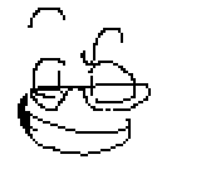 HELLO NECK SNAP MCGEE MY NAME IS GOOFY GLASSES FACE IV