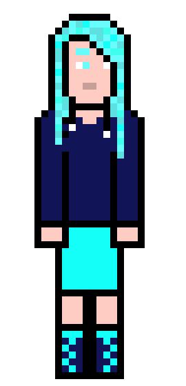 [9664c4] Girl with blue hair??!!