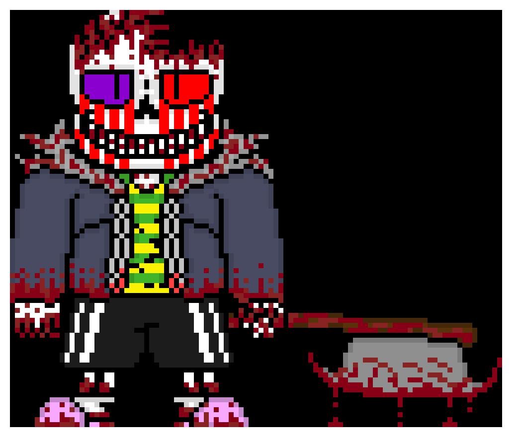 [71b836] *there was a shocker on his hand* Heh i see were quite the same, the names Terror, Terror The Horrific Lunatic, ya might wanna clean up your blood on ya hand due to the shock