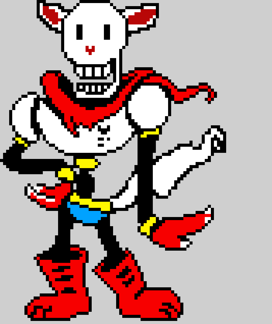 FurryTale Papyrus battle sprite