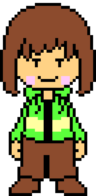 [9664c4] Undertale Chara and Frisk