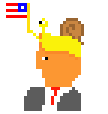 [9664c4] trump hair line