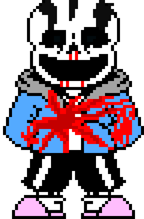 [25263f] Sans last breth phase 5 sprite my version ending
