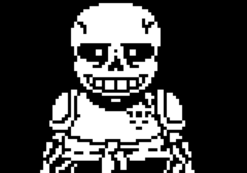 -hears the blast of the blasters- -Distrust!Sans