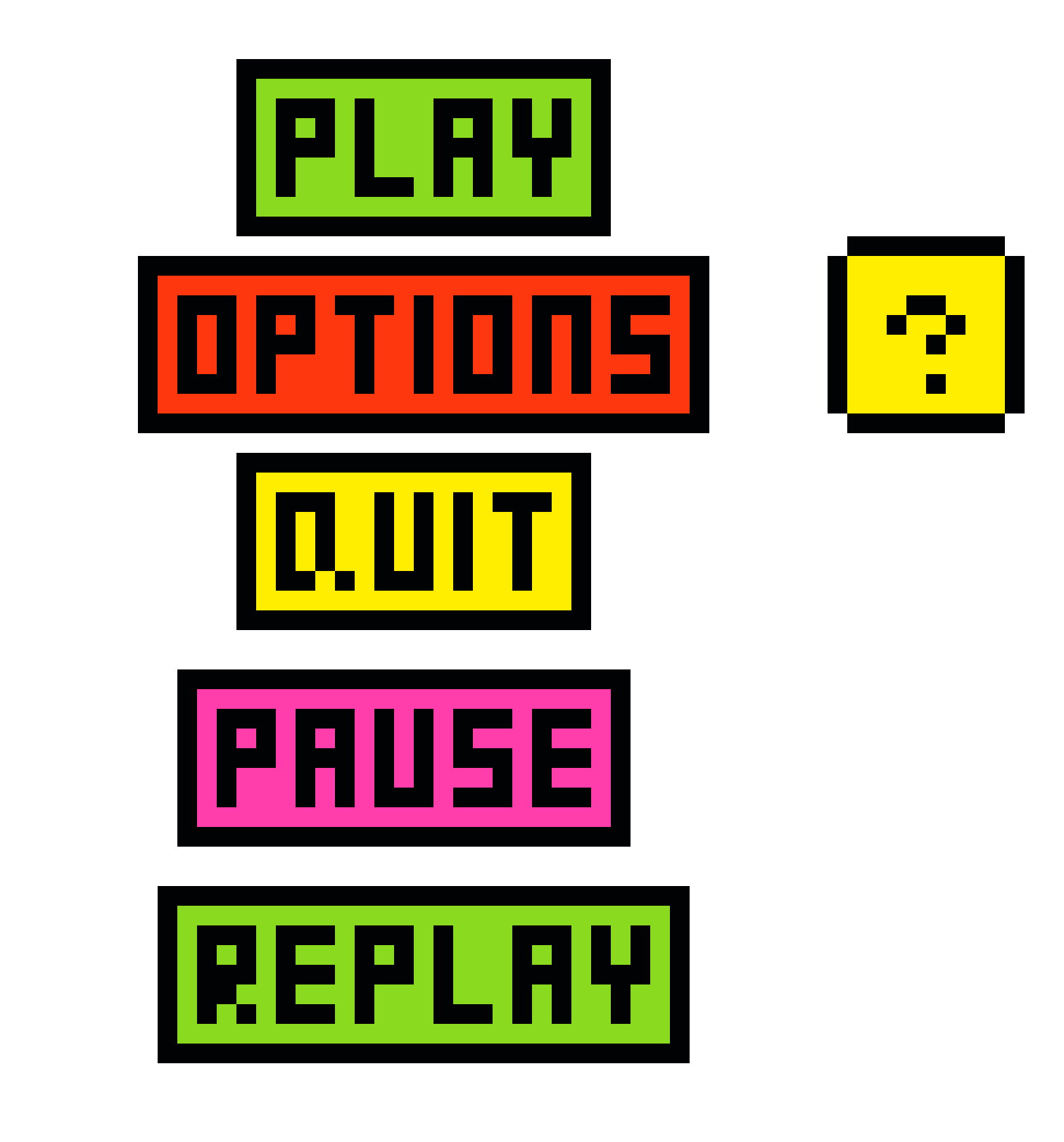[d184a7] Menu Buttons
