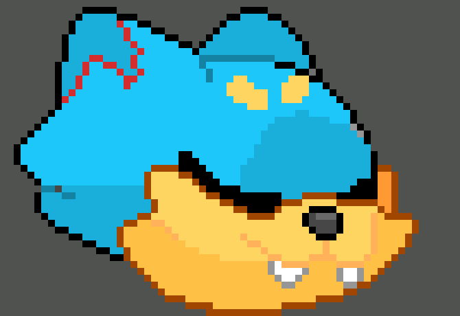 [acbc50] blue dog credit in desc