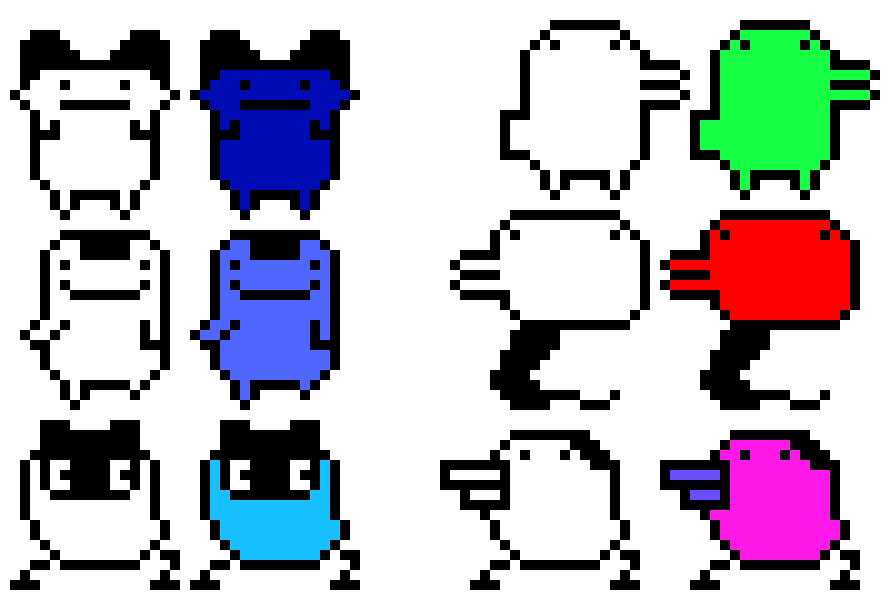 [f8cd23] Tamagotchi Gen 1 Sprites