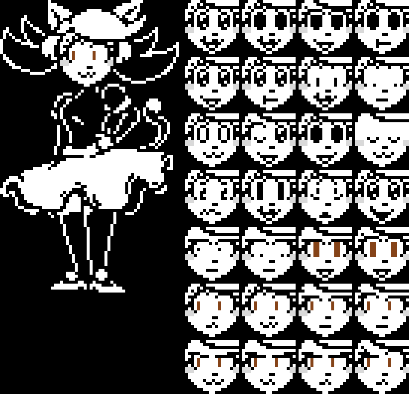 More faces, to my face palette... And yet, not one is blushing...