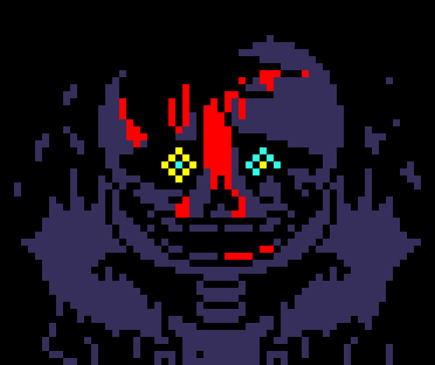 [7ce906] *(Demented seemed like he was ready for a fight, and would win.) -HorrorTale Sans