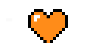 [d8d363] sky blue heart pixel
