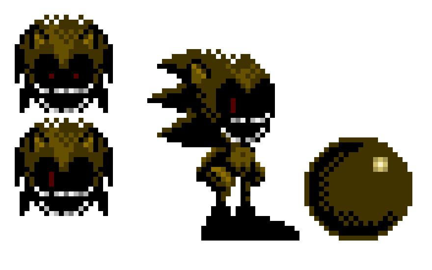 [6c26bc] Burnt Goldster the Hedgehog Sprites (Part 1)
