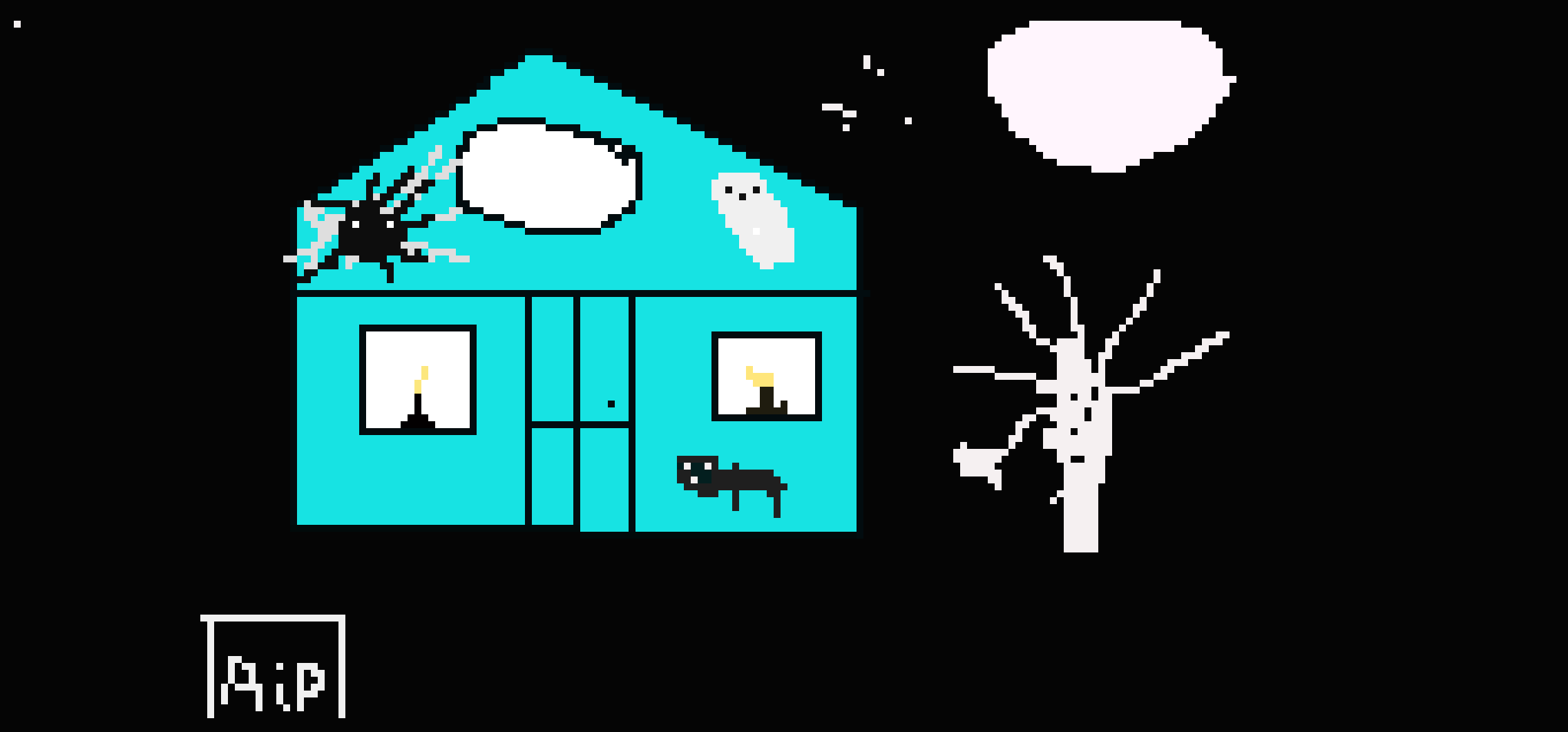 [7da3b7] pixel art halloween