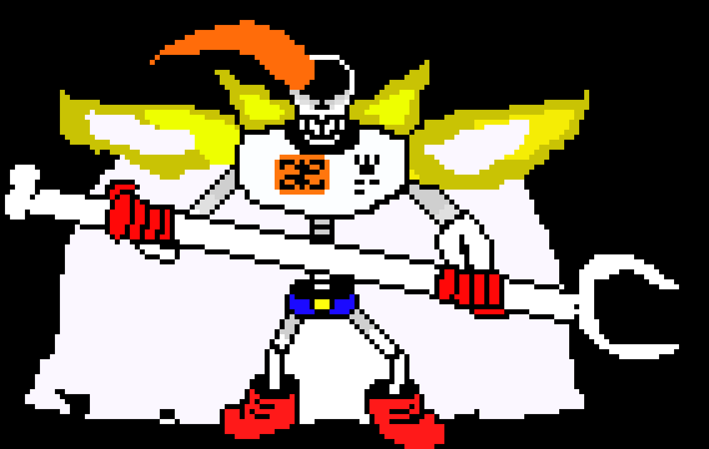 [9664c4] King Papyrus Battle Sprite