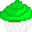 [9664c4] Green Chocolate Cupcake