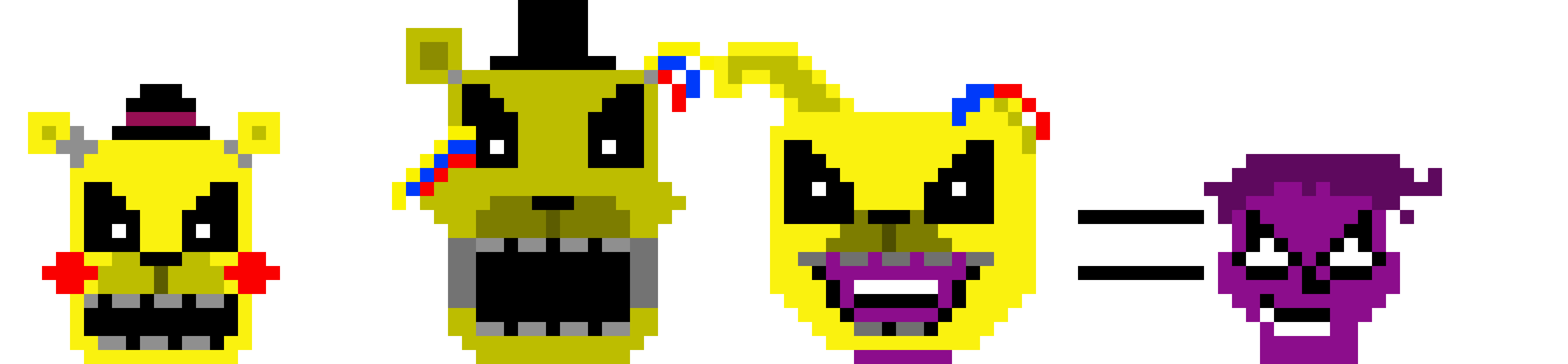 [9664c4] the villans of fnaf 1,2,3