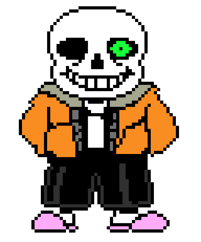 Sans Sprite Glowing Eye