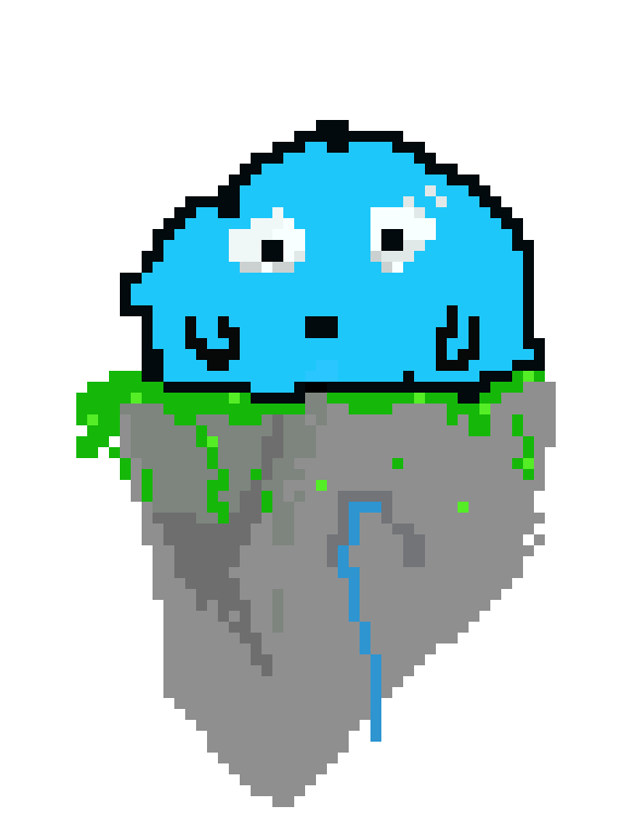 [96ebb7] blue blob