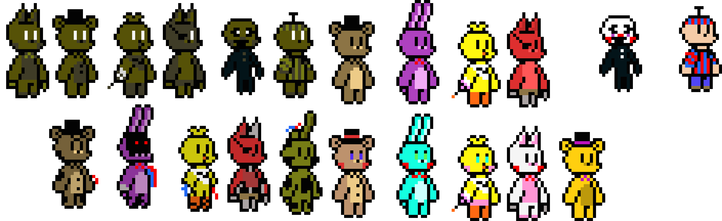 Chibiatronics Full sheet