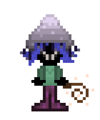 [6c2666] Mushy the Mushroom Monster with Repaired Whip