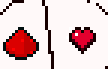 [9664c4] minecraft redstone and heart 
